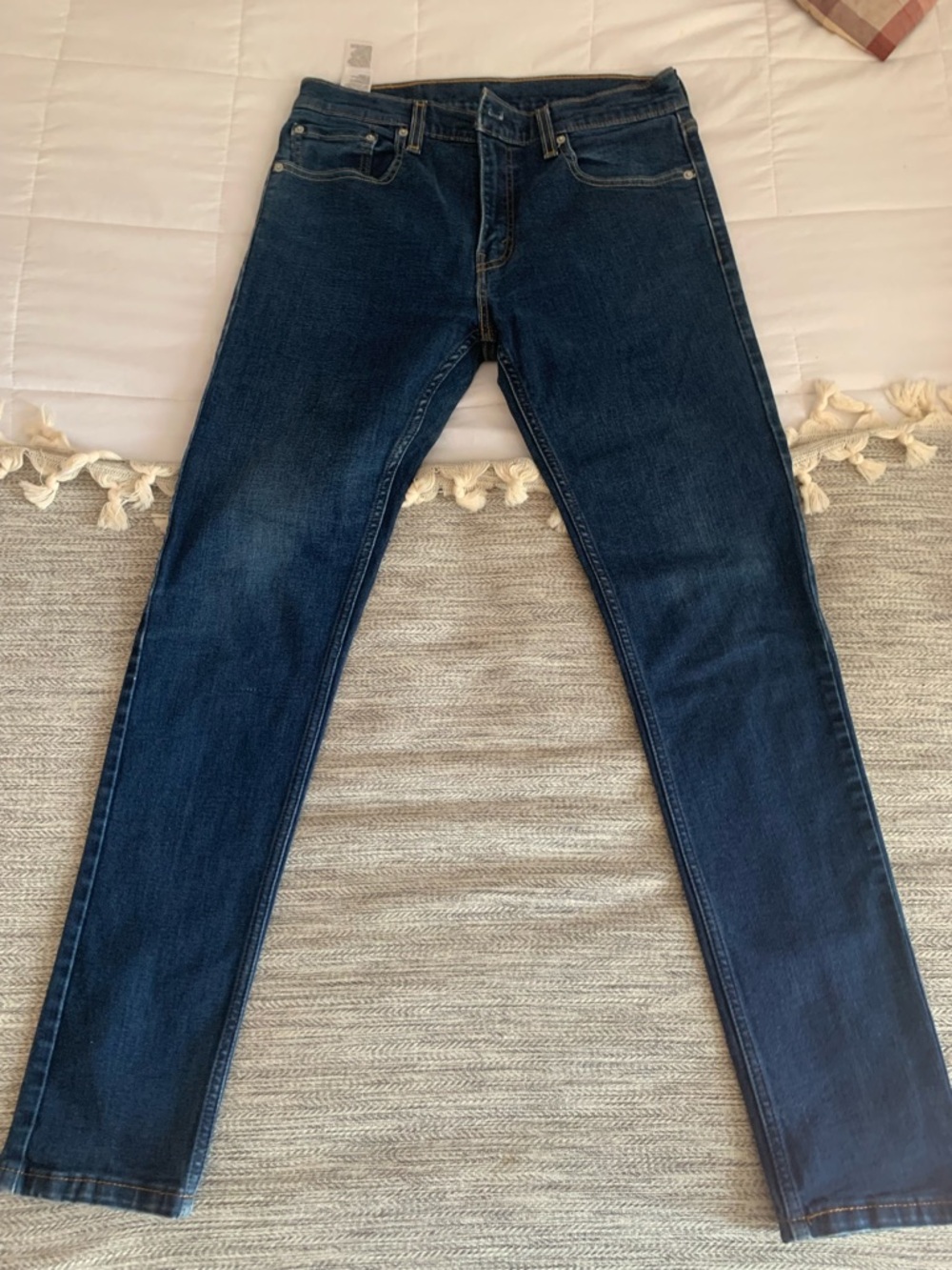 Skinny Fit Men's Jeans Levi Strauss 512 in Deep Blue Wash